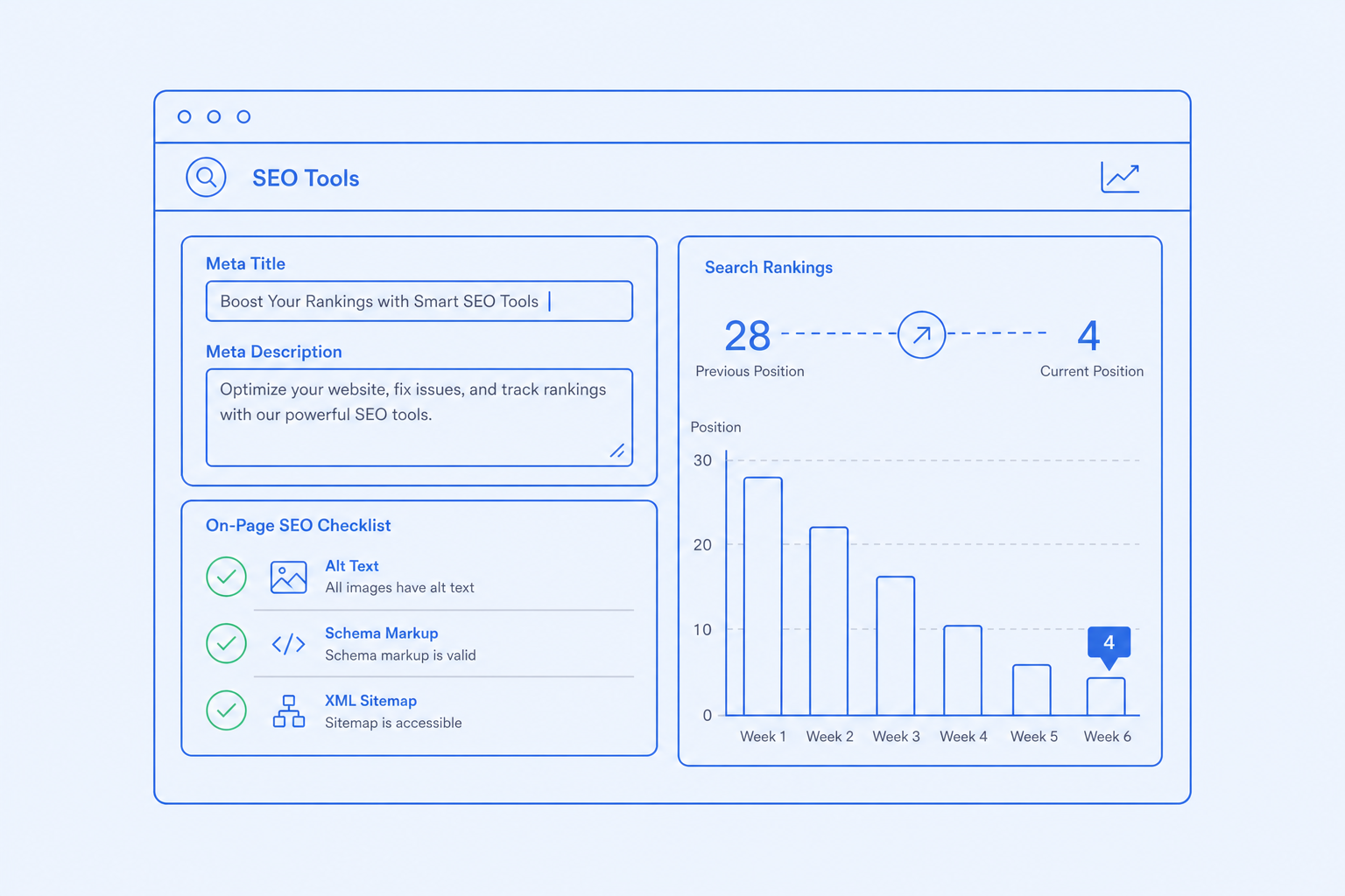 SEO tools — Rank without an SEO consultant.