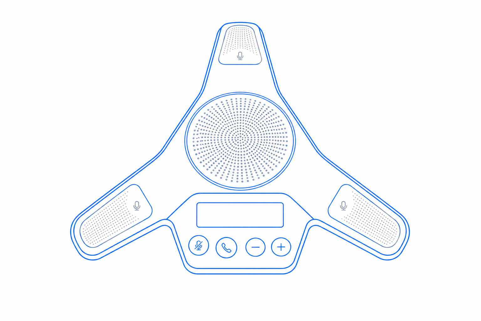 Conference Room IP Phone product illustration for the CloudIP communications & ucaas hardware catalog.